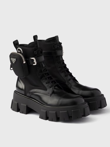 Prada monolith leather - prada,