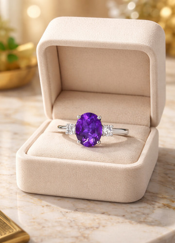 Anello regalo matrimonio ovale