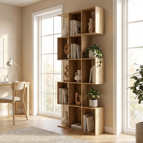 Libreria moderna ripiani in - 15,