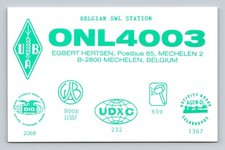 Radioamatore QSL ONL4003