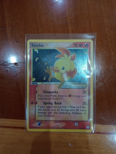Torchic gold star team rocket - star,