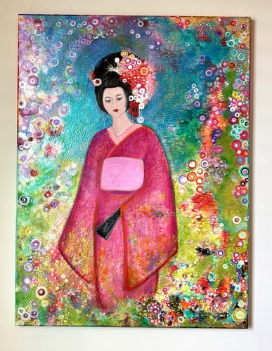 Geisha sulla sua strada per
