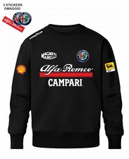 Felpa girocollo  ALFA ROMEO FLORIO  granturismo Storica + 3 adesivi gratis