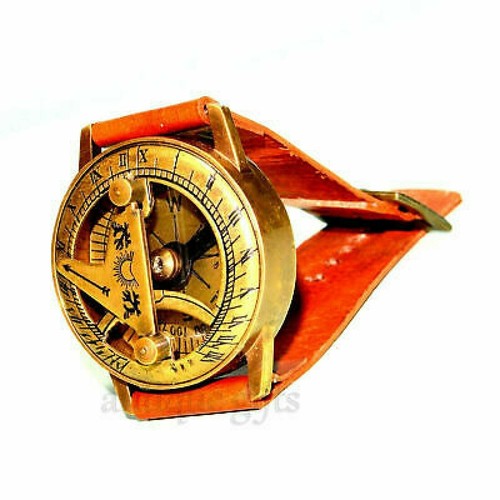 Orologio polso ottone - orologio, in