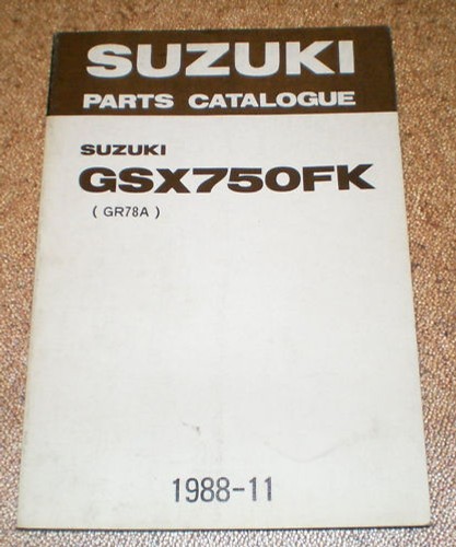 Catalogo ricambi suzuki gsx - catalogo,