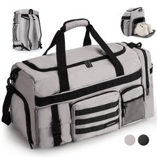 Borsone palestra con scomparto scarpe tasca bagnata sport viaggio uomo donna