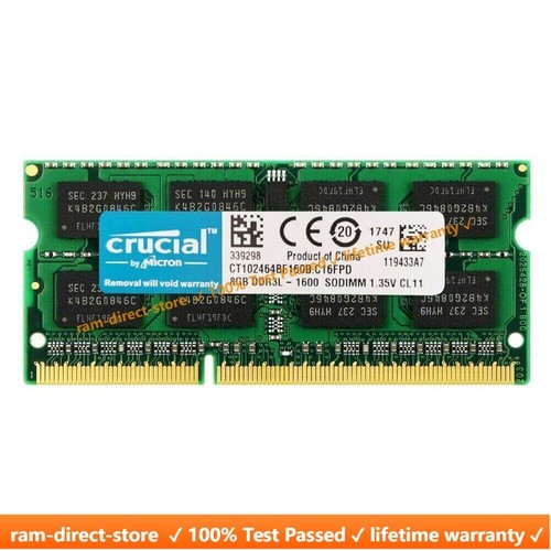 Crucial ddr3l 4gb 8gb 1333 - crucial,