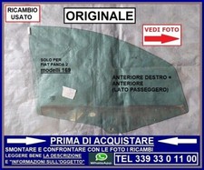 VETRO FINESTRINO PORTIERA ANTERIORE DESTRO ORIGINALE FIAT PANDA 2 169 03-12