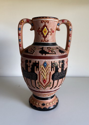 Raro vaso con anse terracotta - raro,