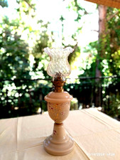 LUME IN OPALINE DECORO FIORI