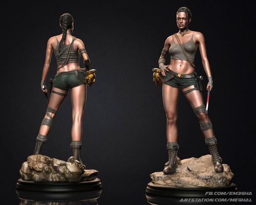 Lara croft sfw nsfw tomb - o,