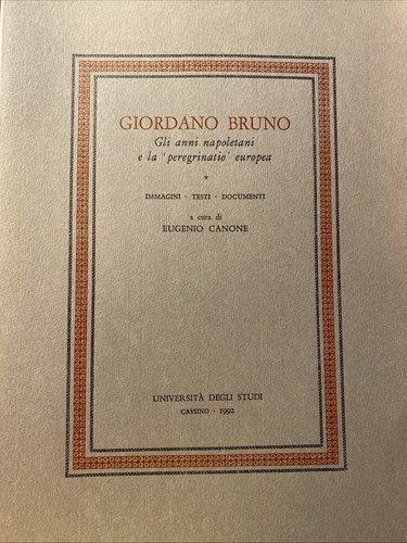 Giordano bruno gli - bruno, anni