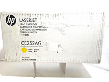 HP CE252AC toner GIALLO per stampante Laserjet CP3525 CM3530 sealed #K3