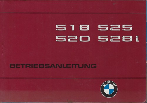 Bmw serie e12 manuale - serie,