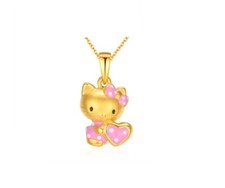 Collana catena ciondolo - , gatto