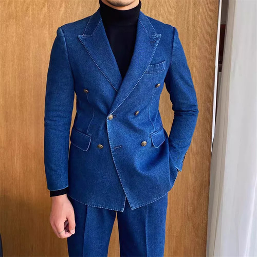 Tuta denim tempo - , blu