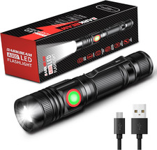 Torcia LED USB Ricaricabile 2000 Ad Alti Lumen, Torce Tascabili Piccole E Lumino