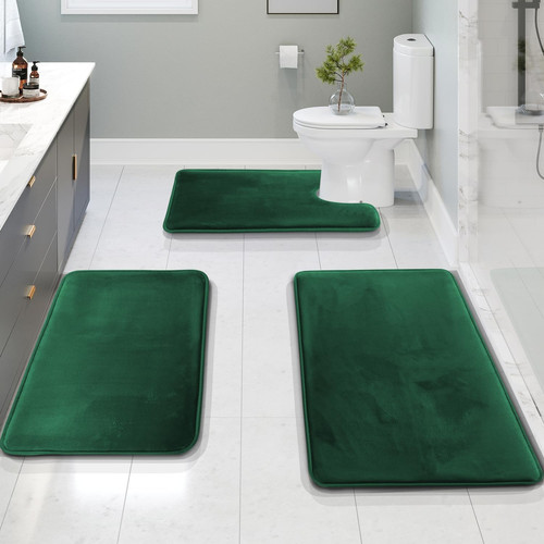 Set tappeto bagno pezzi - bagno, 3