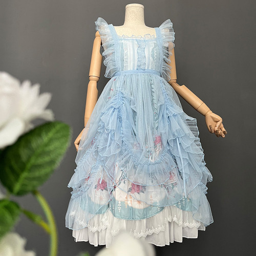 Lolita donna rete abito pizzo - lolita,