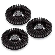 Kit 3 spazzole in setola nera