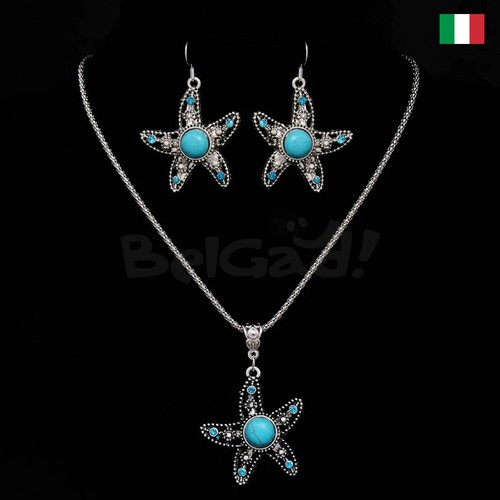 Collana orecchini colore - orecchini,