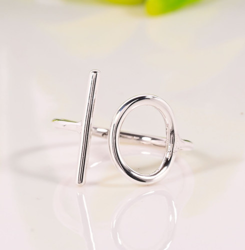 Anello barra cerchio aperto
