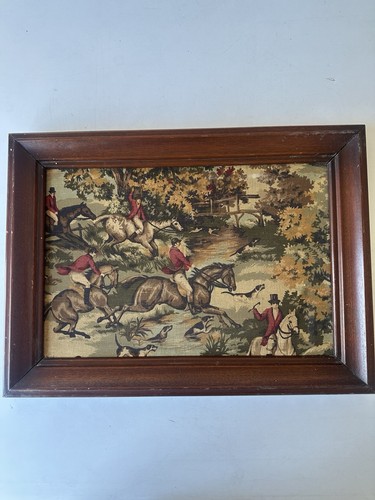 Vintage scena caccia volpe - vintage,