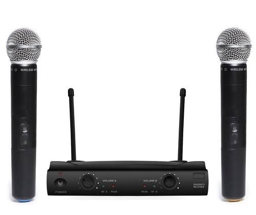 Doppio microfono wireless uhf - microfono,