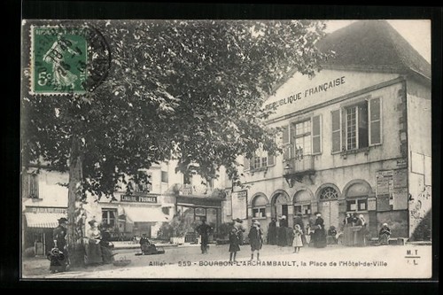 Cpa bourbon archambault la - cpa, bourbon-l´archambault,