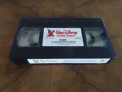 Bambi vhs walt - bambi,