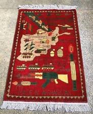 Tappeti Guerra Afgana Fatti a