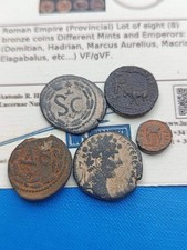 Lotto 5 Monete Antiche Impero Romano Province Con Certificato