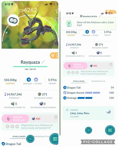 Shiny rayquaza 2019 lv50 3 - lv50,