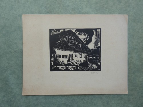 Incisione litografica ursitti - incisione,
