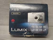 Panasonic LUMIX DMC-FS9 12,0 megapixel fotocamera digitale compatta nera testata kit in scatola