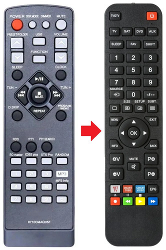 Telecomando adatto per - , lg