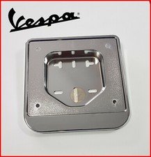 Porta targa in plastica cromato per Vespa 50cc Special L N R PK S XL RUSH N HP N