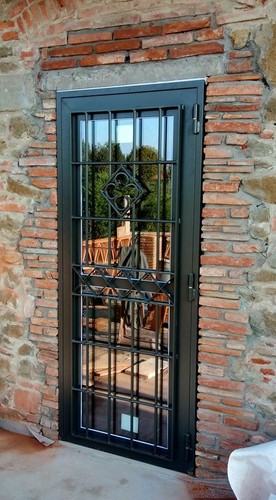 Cancello portone ferro battuto - ferro,