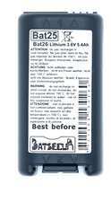 BATTERIA LITIO BAT25 BATLI25 BAT26 X ALLARMI COMPAT LOGISTY DAITEM 3,6V 5,4AH