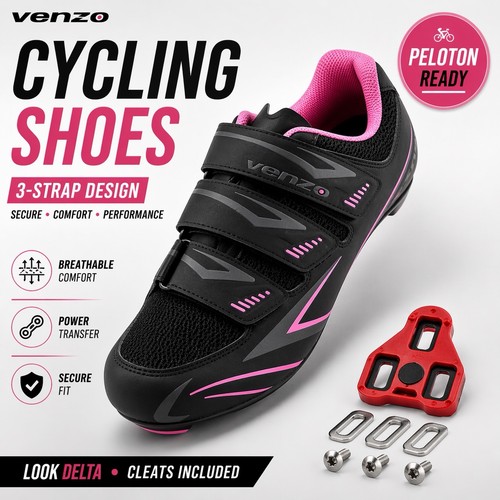 Scarpe ciclismo venzo peloton - venzo,