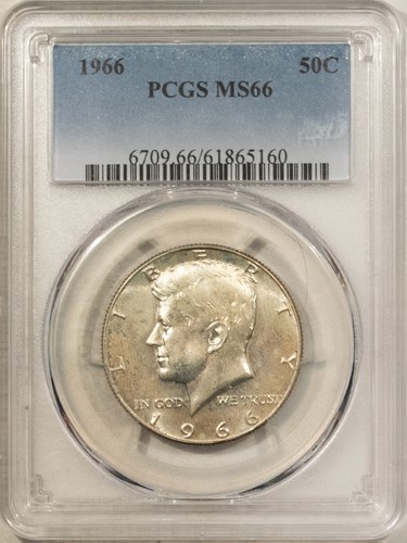 1966 kennedy mezzo dollaro - kennedy,