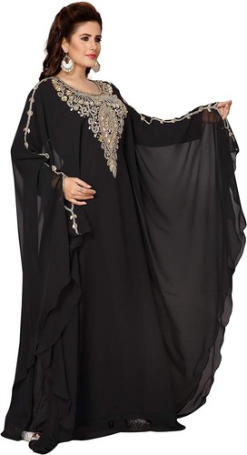 Abito lungo nero elegante - , in