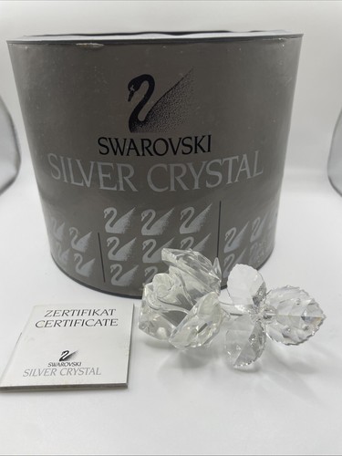 Swarovski crystal rose retired - crystal,