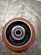Ruota In Ghisa Rivestita In Vulcolan per pesi diametro 100mm larghezza 30mm