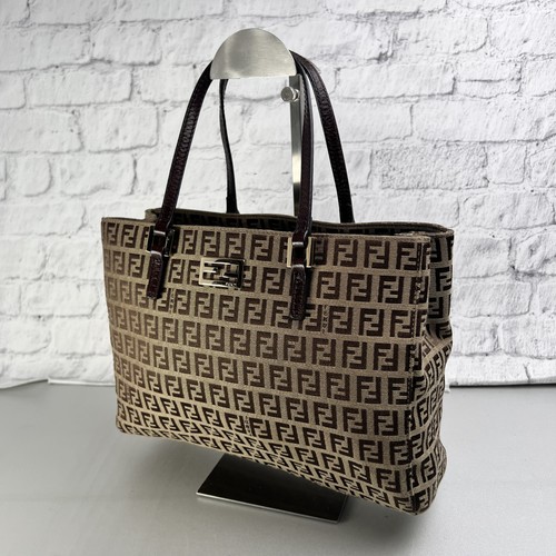 Borsa tote fendi marrone - fendi,