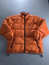 Adidas Puffer Vintage Orange Black 90s Uomo XL 99 Embroidered Logo
