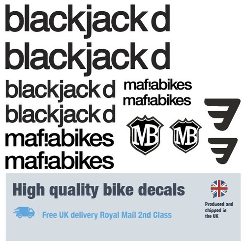 Adesivi bici mafia blackjack - mafia,