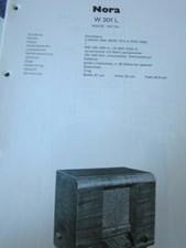 Schaltplan Radio Nora 201 L