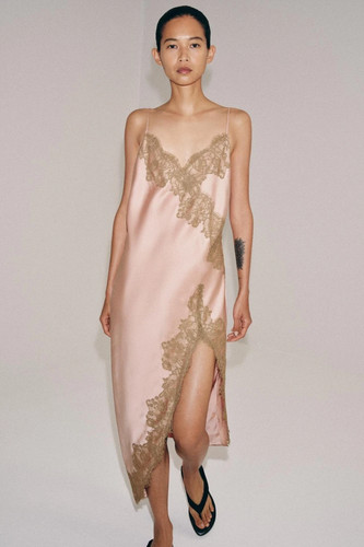 Zara abito nuovo rosa - rosa, polvere