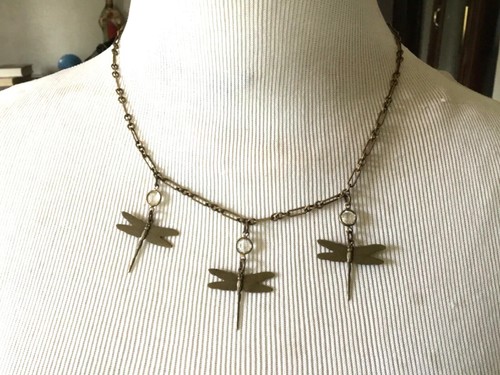 Collana libellula cristallo